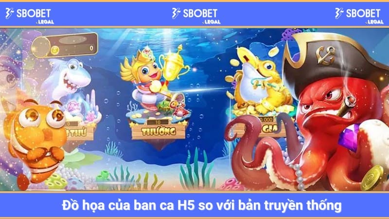 Đồ họa của ban ca H5 so với bản truyền thống 